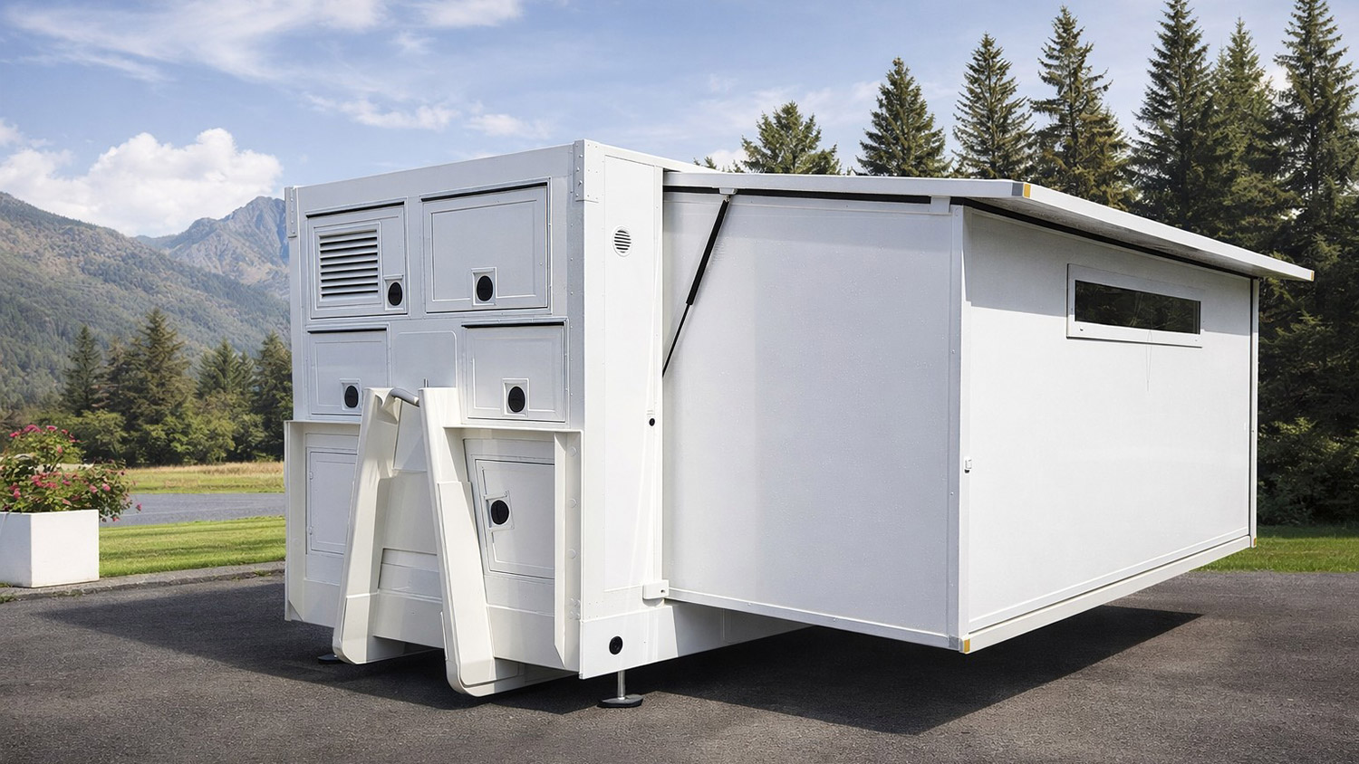 PromoFlex XL – Expandable Hooklift Container PromoFlex XL – Expandable Hooklift Container
